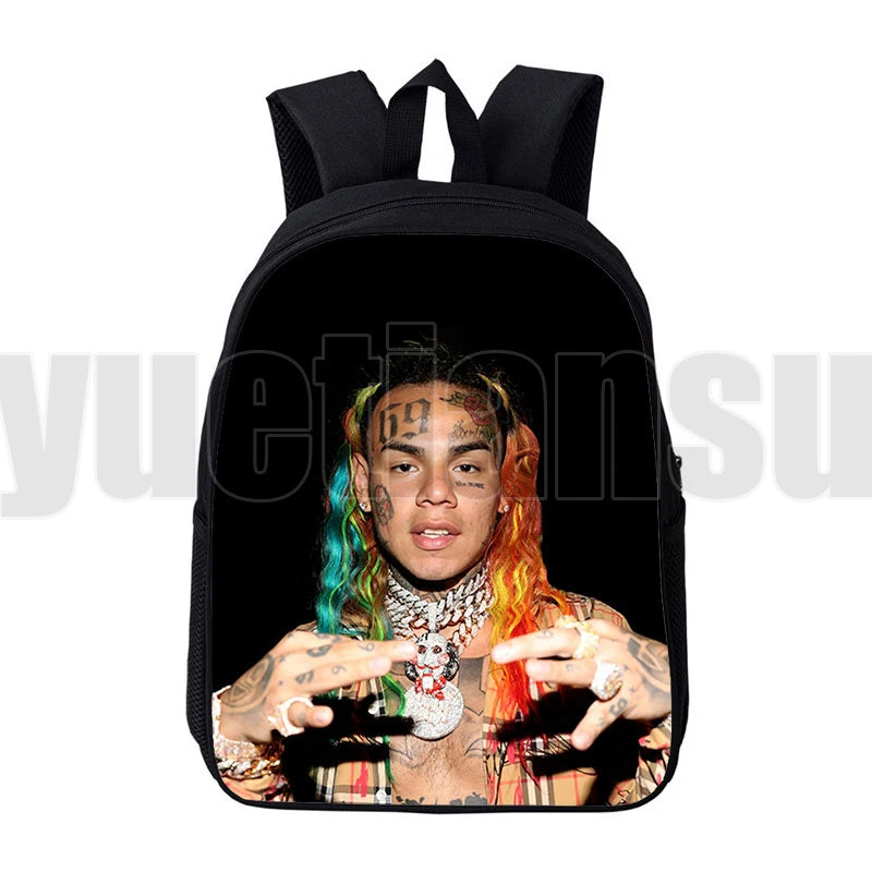 Gooba 6ix9ine 3D Print Backpack Men Women Casual Travelbags Kids Schoolbag