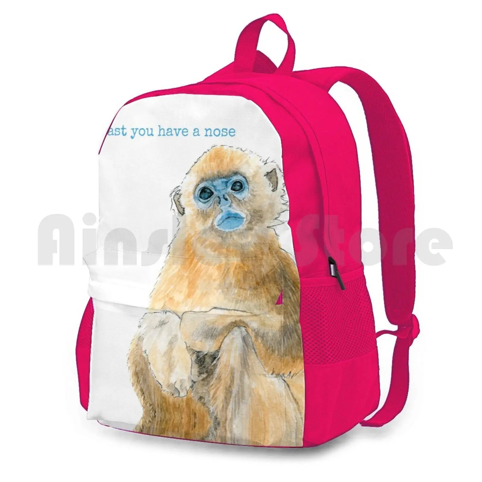 Golden Snub Nosed Monkey Outdoor Hiking Backpack