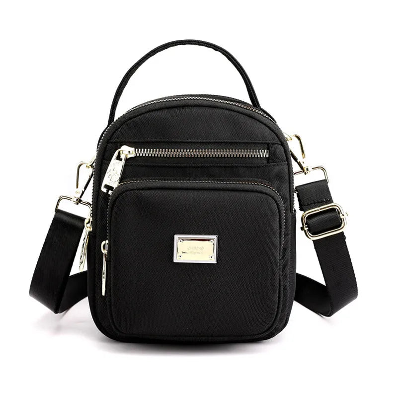 Nylon Multi-Layer Large Capacity Shoulder Bag