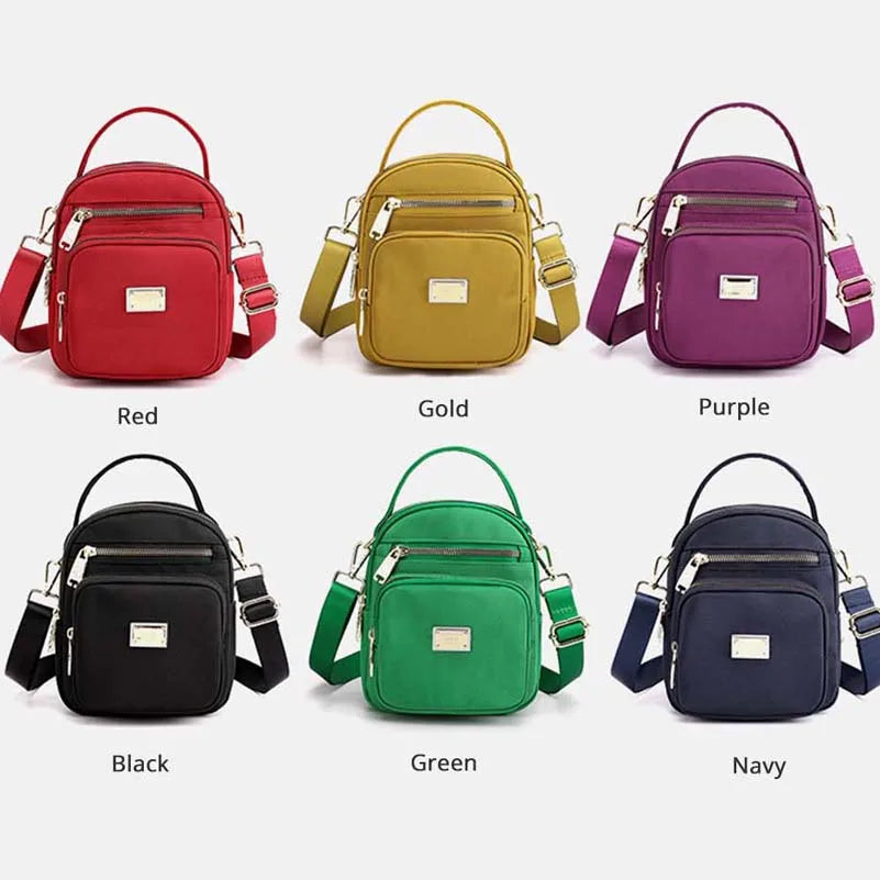 Nylon Multi-Layer Large Capacity Shoulder Bag