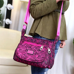 Women Shoulder Bag Ladies Nylon Messenger Waterproof High Capacity Bags