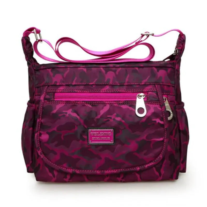 Women Shoulder Bag Ladies Nylon Messenger Waterproof High Capacity Bags