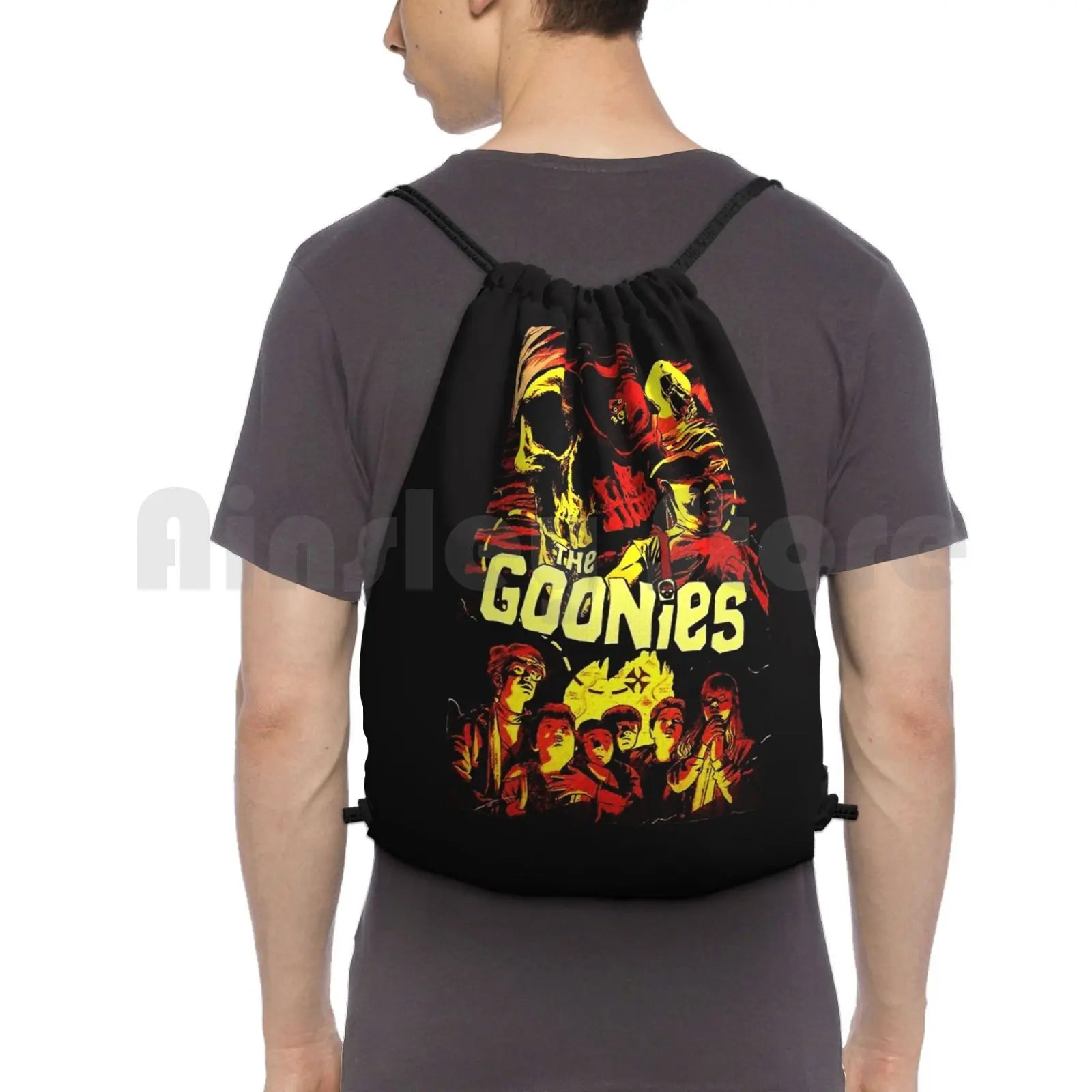 Goonies Backpack Drawstring Bags Gym Bag Waterproof