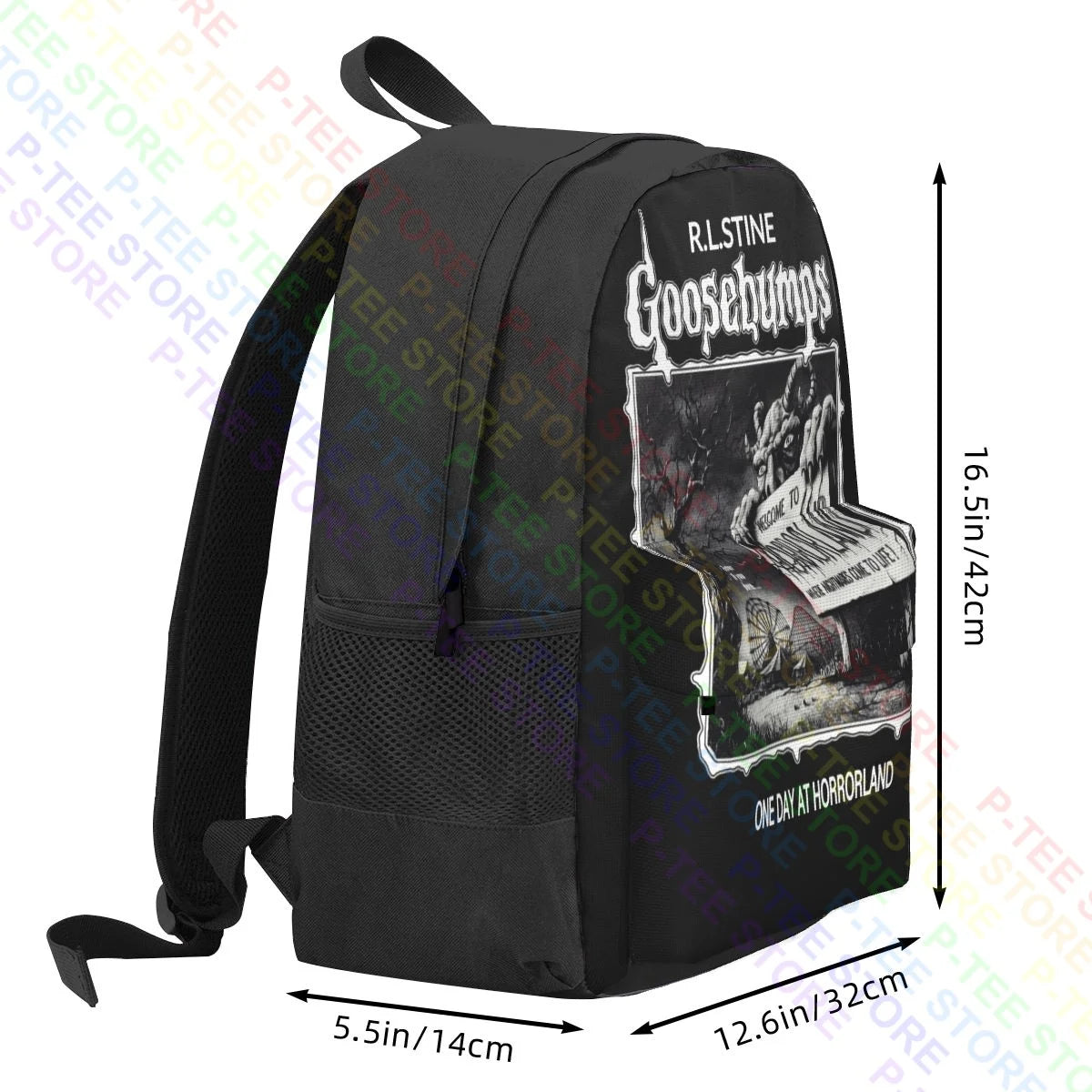 Goosebumps Horrorland Rl Stine Large Backpack Vintage Swimming Bag