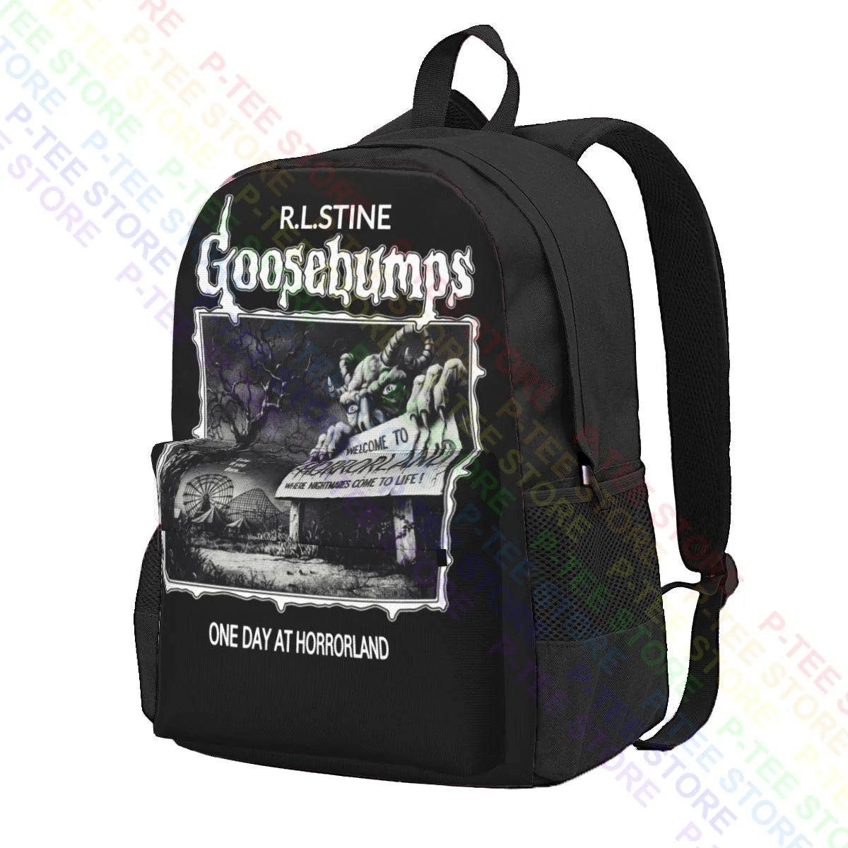 Goosebumps Horrorland Rl Stine Large Backpack Vintage Swimming Bag