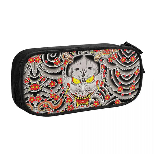 Goro Hannya Yakuza Pen Box Zipper Bag Stationery Gift