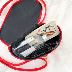 Gothic Crossbody Coffin Shape Handbag for Halloween Party