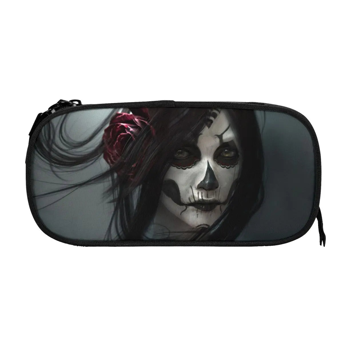 Gothic Pen Box Anime Zipper Pencil Bag Student School Stationery Gift