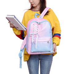 Gradient School Backpack Ladies Large Capacity Strap Daypack