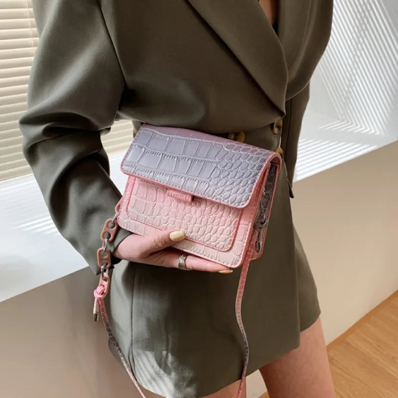 Gradient Small Bag One-Shoulder Handbag