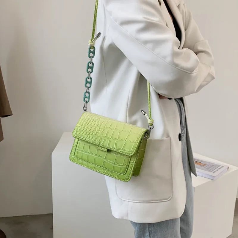 Gradient Small Bag One-Shoulder Handbag