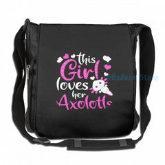 Axolotl Graphic Print USB Charge Backpack Men Women Travel Laptop Bag
