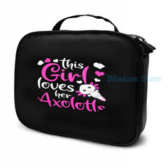 Axolotl Graphic Print USB Charge Backpack Men Women Travel Laptop Bag