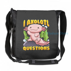 Axolotl Pun Print USB Charge Backpack for School and Travel