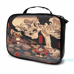 Mitsukuni Skeleton Spectre USB Charge Backpack Men Women Travel Laptop Bag