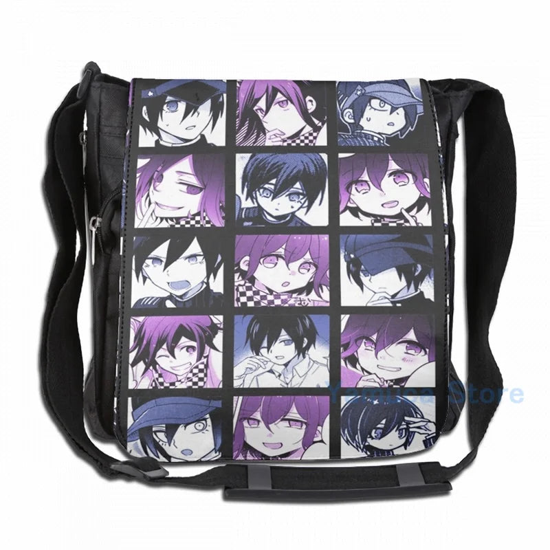 Print Shuichi & Kokichi Manga Collection USB Charge Backpack