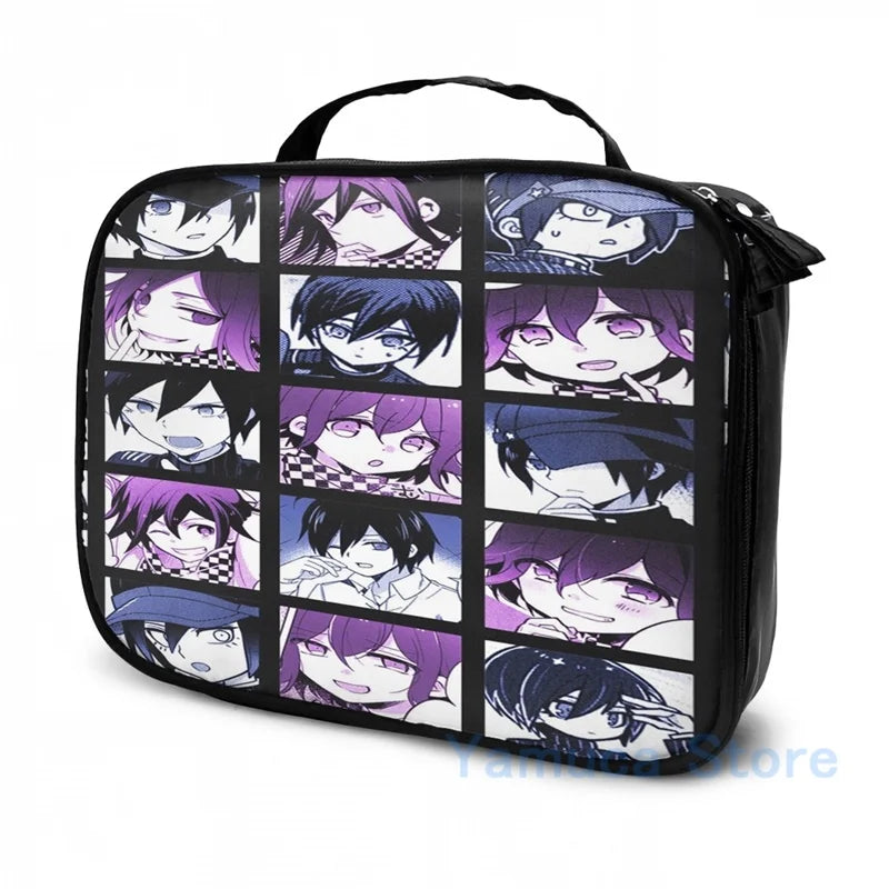 Print Shuichi & Kokichi Manga Collection USB Charge Backpack