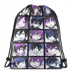Print Shuichi & Kokichi Manga Collection USB Charge Backpack