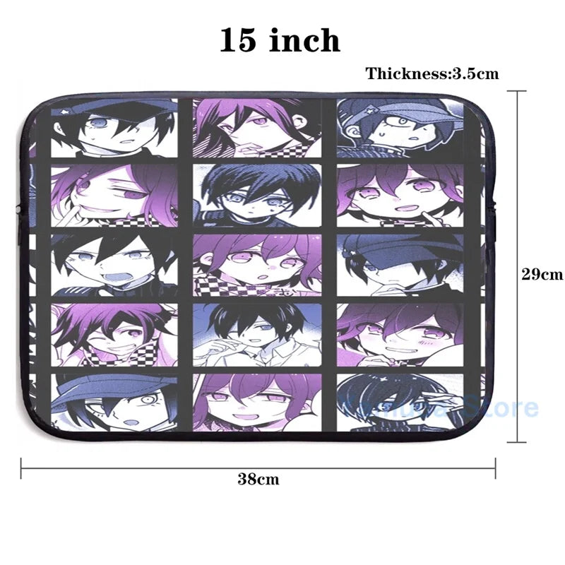 Print Shuichi & Kokichi Manga Collection USB Charge Backpack