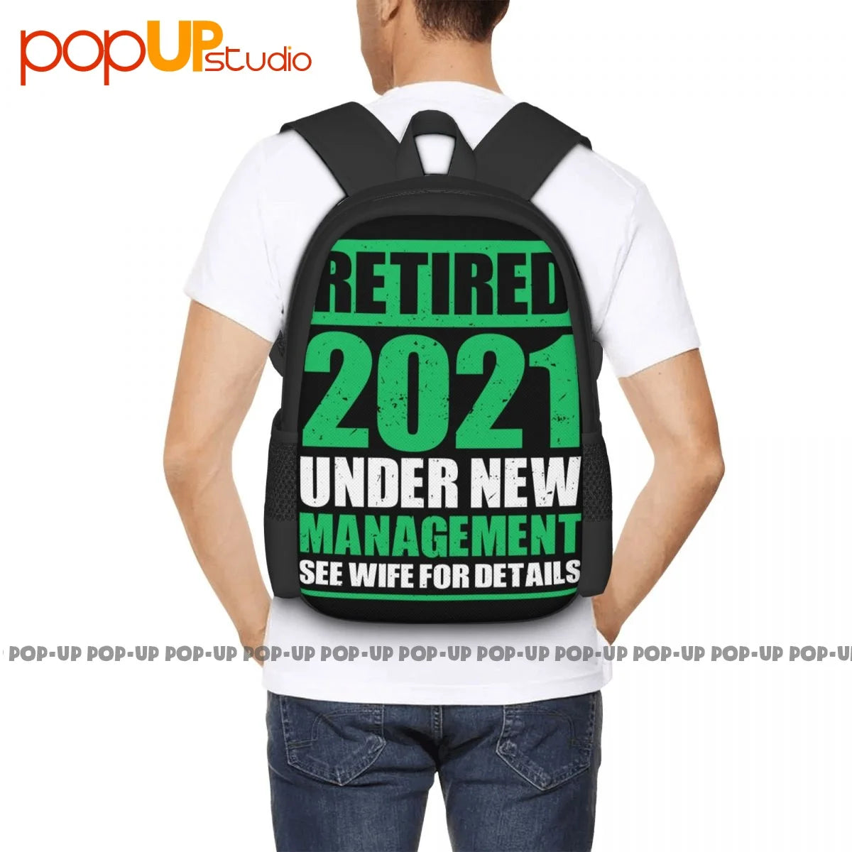 Retirement Pensioners Husband Large Capacity Schoolbag Sports Style