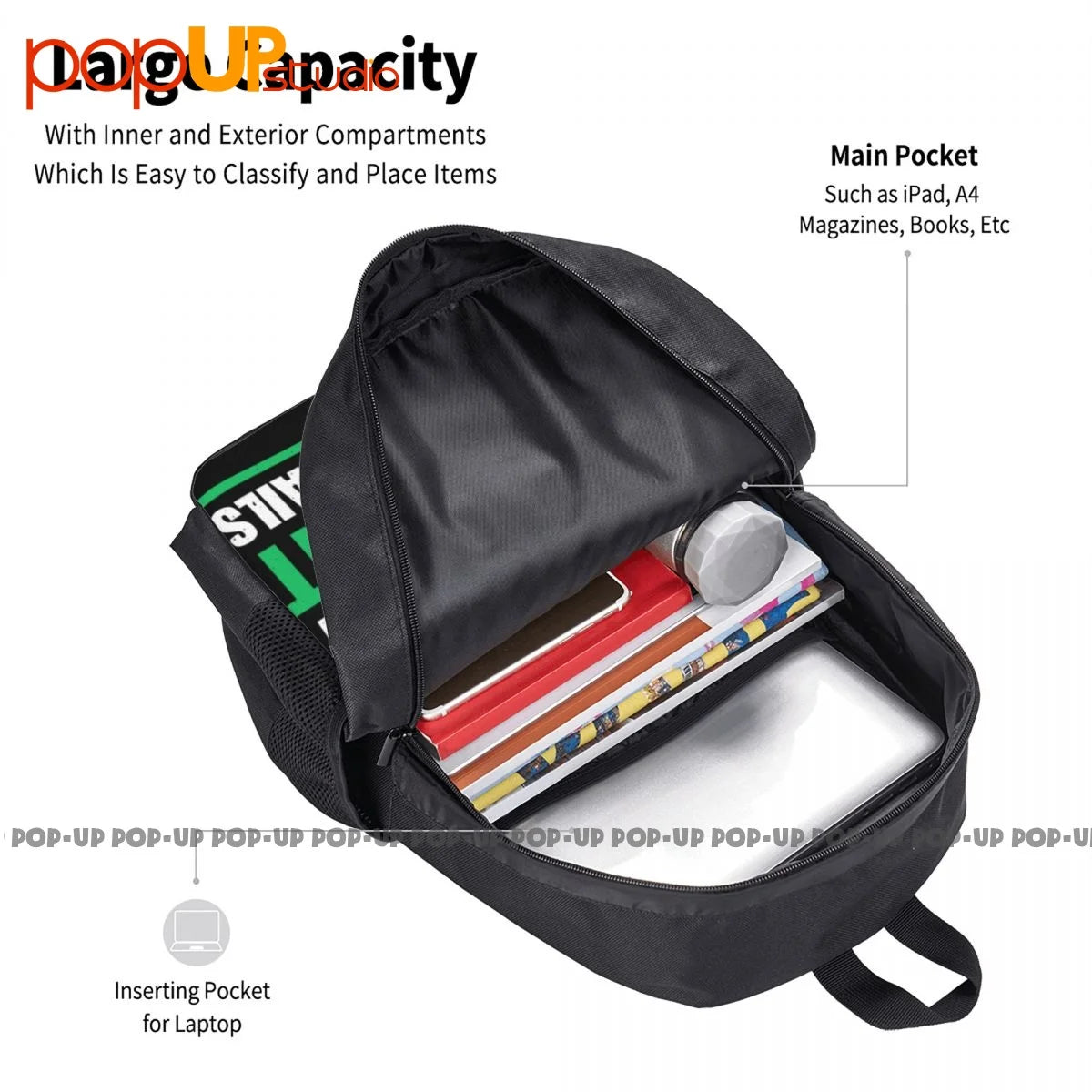 Retirement Pensioners Husband Large Capacity Schoolbag Sports Style