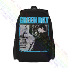 Green Band Large Capacity Backpack Schoolbag 3d Printing