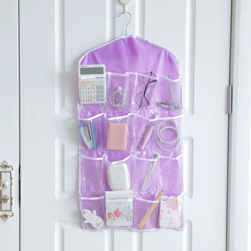Grid Foldable Wardrobe Wall Door Hanging Organizer