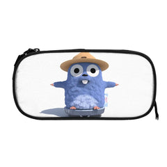 Grizzy Lemmings Pen Box Student School Anime Zipper Pen Bag