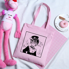 Hanako-kun Anime Canvas Shopper Bag Harajuku Gothic Style Vintage Handbag