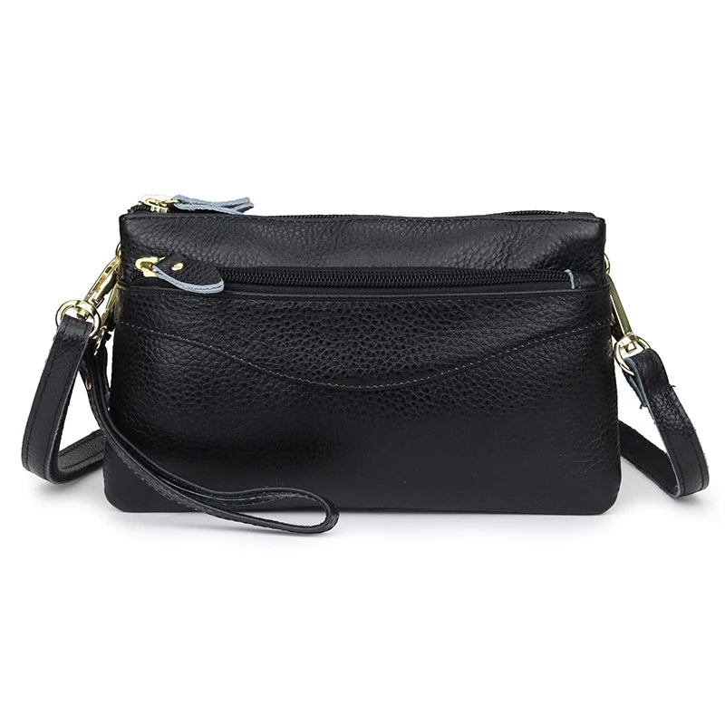 Guaranteed Leather Women's Messenger Bag Larger Capacity Women Handbag