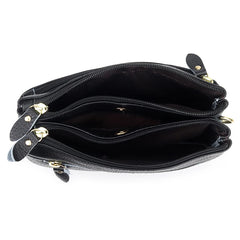 Guaranteed Leather Women's Messenger Bag Larger Capacity Women Handbag