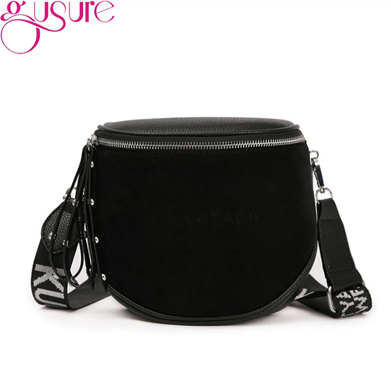 Women's Crossbody Bag Saddle Purse Messenger Bag