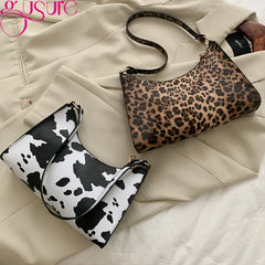 Leopard Pattern Shoulder Women Bag Hand Bag Personality Wild