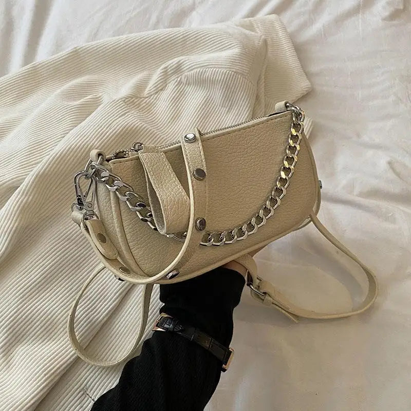 Underarm Shoulder Bag PU Leather Hobo Bag Lady Small Clutch Handbags