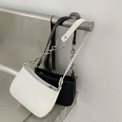 Solid Women Shoulder Bags Small Handbags PU Leather Crossbody Bags