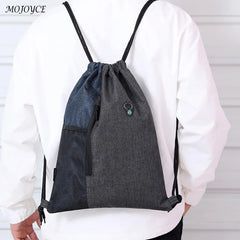 Large Capacity Waterproof Gym Sack Drawstring Bag for Sports Traveling
