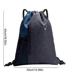 Large Capacity Waterproof Gym Sack Drawstring Bag for Sports Traveling