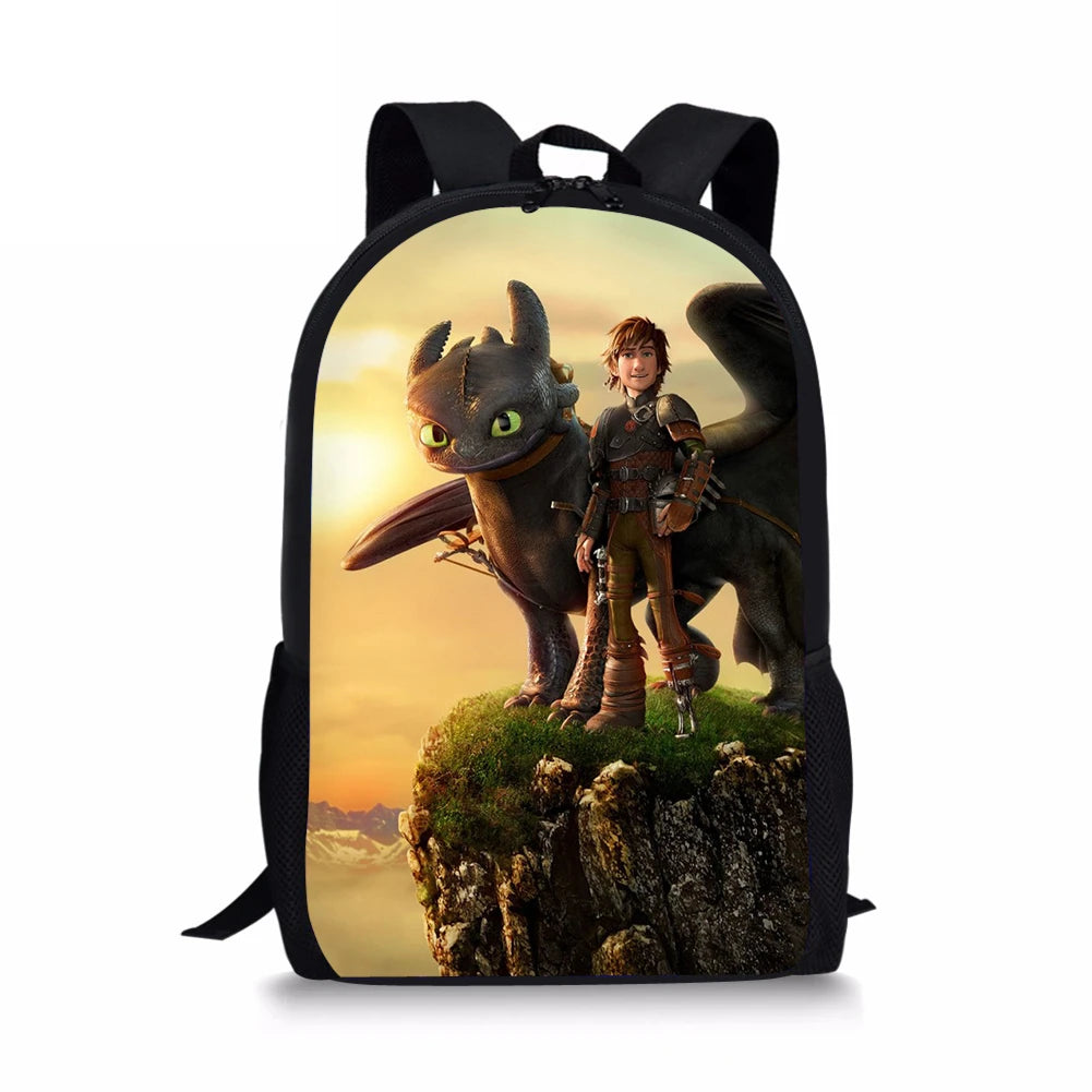 Cartoon Game School Backpack for Teens