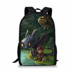 Cartoon Game School Backpack for Teens