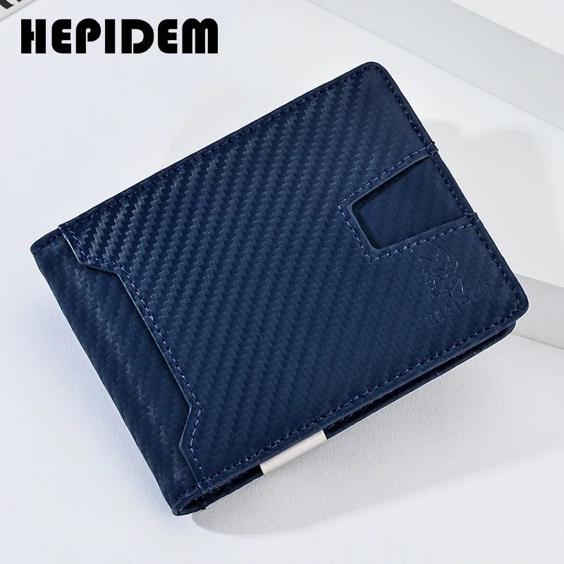 RFID Blocking Leather Slim Wallet for Men