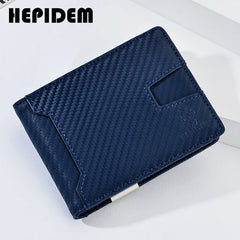 RFID Blocking Leather Slim Wallet for Men