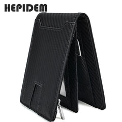 RFID Blocking Leather Slim Wallet for Men