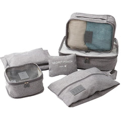 Travel Bag 7-piece Set Underwear Storage Luggage Organizer