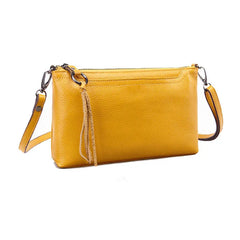 Leather Chain Crossbody Messenger Shoulder Bag Women Phone Plus Wallet