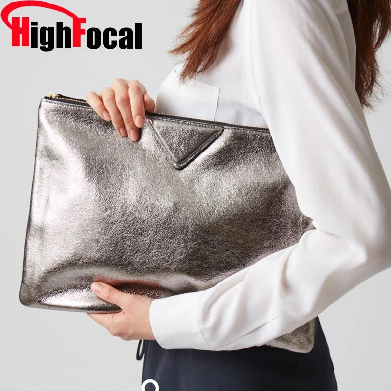 Retro A4 Briefcase Clutch Bag Envelope Handbags Lady Handbags