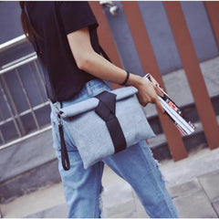 Women Bow Leather Clutch Crossbody Bag Envelope Evening Tote