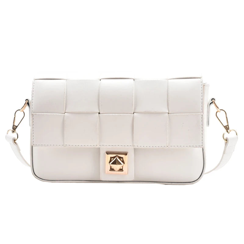 Vintage Square Armpit Bag PU Leather Women's Handbag