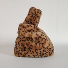 Soft Plush Women Handbags Faux Fur Ladies Winter Clutch Purse Bag