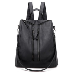 Bohemia Women Shoulder Bag PU Leather Travel Backpack High School Bag