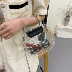 Female Jelly Beach Bag One Shoulder Messenger Bag